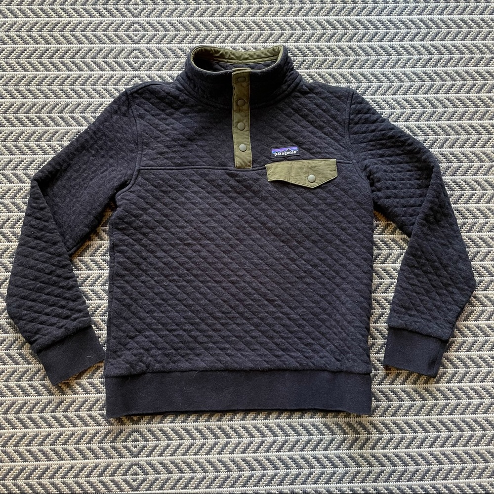 Patagonia Organic Cotton Quilted Snap-T Pullover